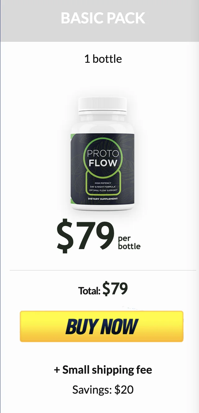 Protoflow price- 1 bottle